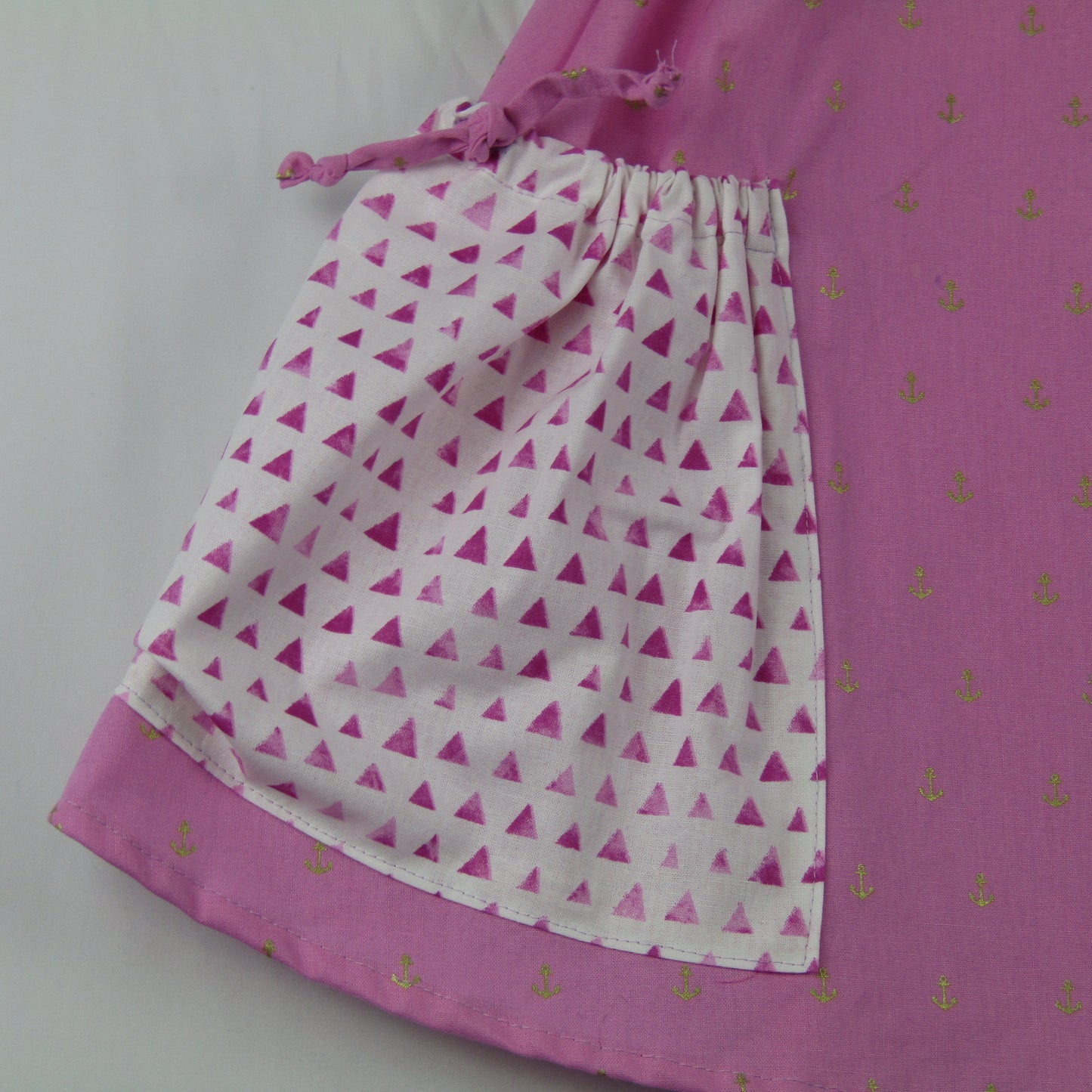 Little Ladies Big Pocket Dress/Little Girls Pocket Dress/Little Girls Cotton Dress