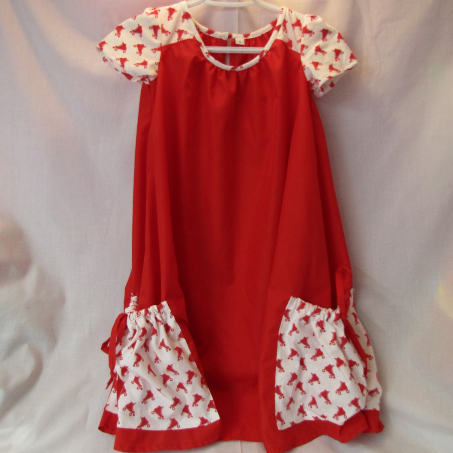 Little Ladies Big Pocket Dress/Little Girls Pocket Dress/Little Girls Cotton Dress