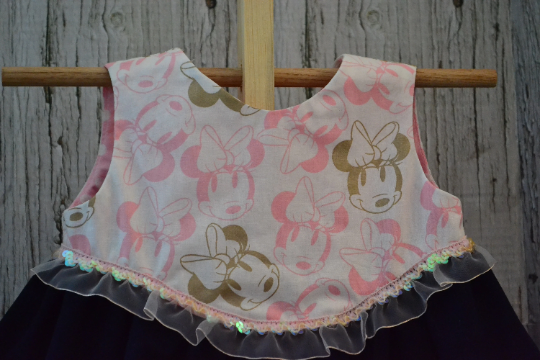 Kids Dresses/Mix Fabric Dress/Winnie The Pooh Dress/Cars Dress/Minnie Mouse Dress
