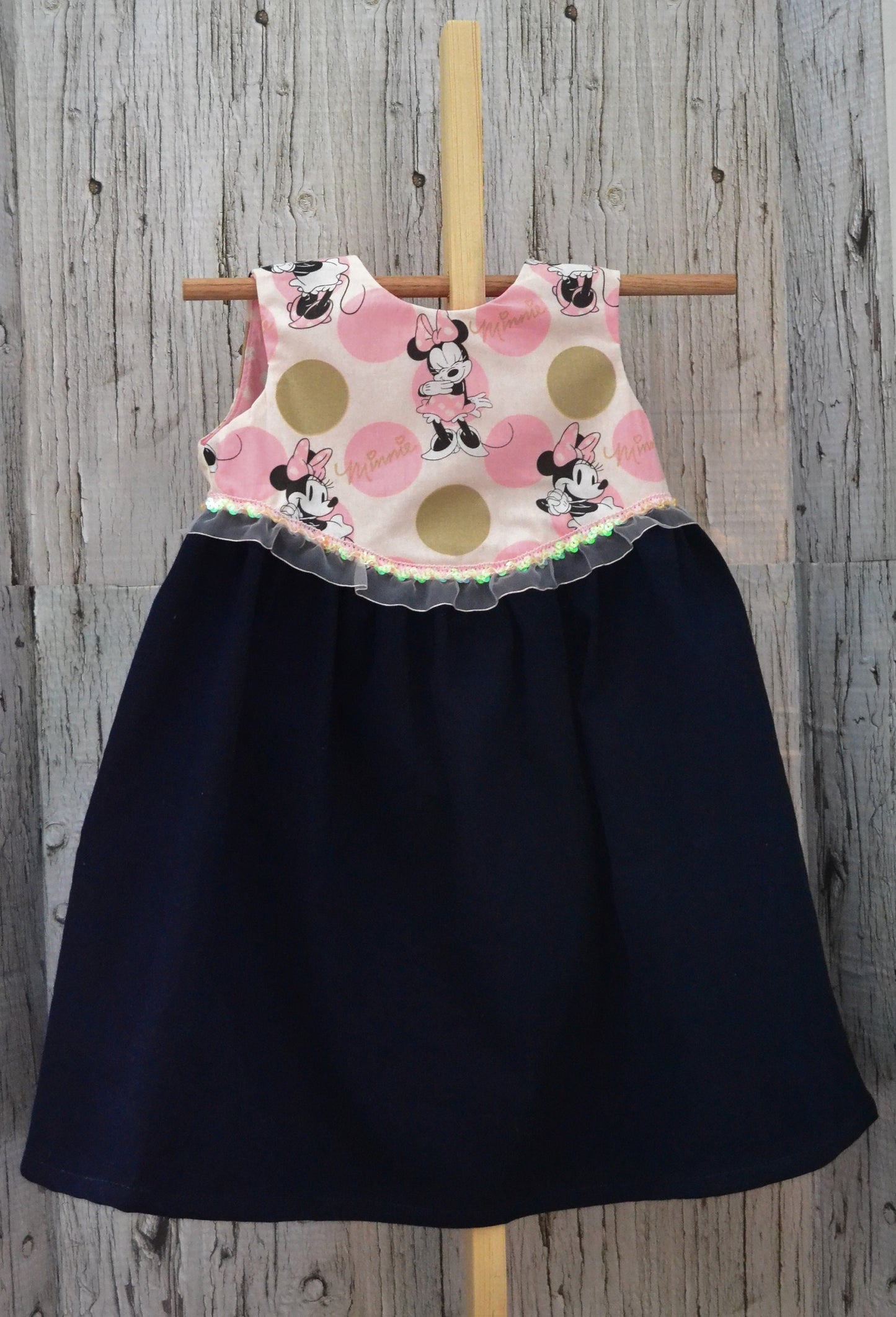 Kids Dresses/Mix Fabric Dress/Winnie The Pooh Dress/Cars Dress/Minnie Mouse Dress