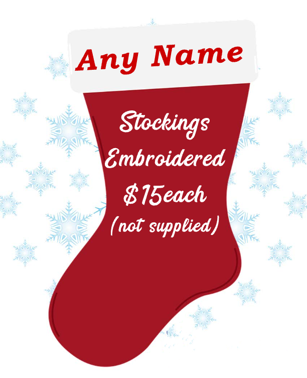 Christmas stocking personalization