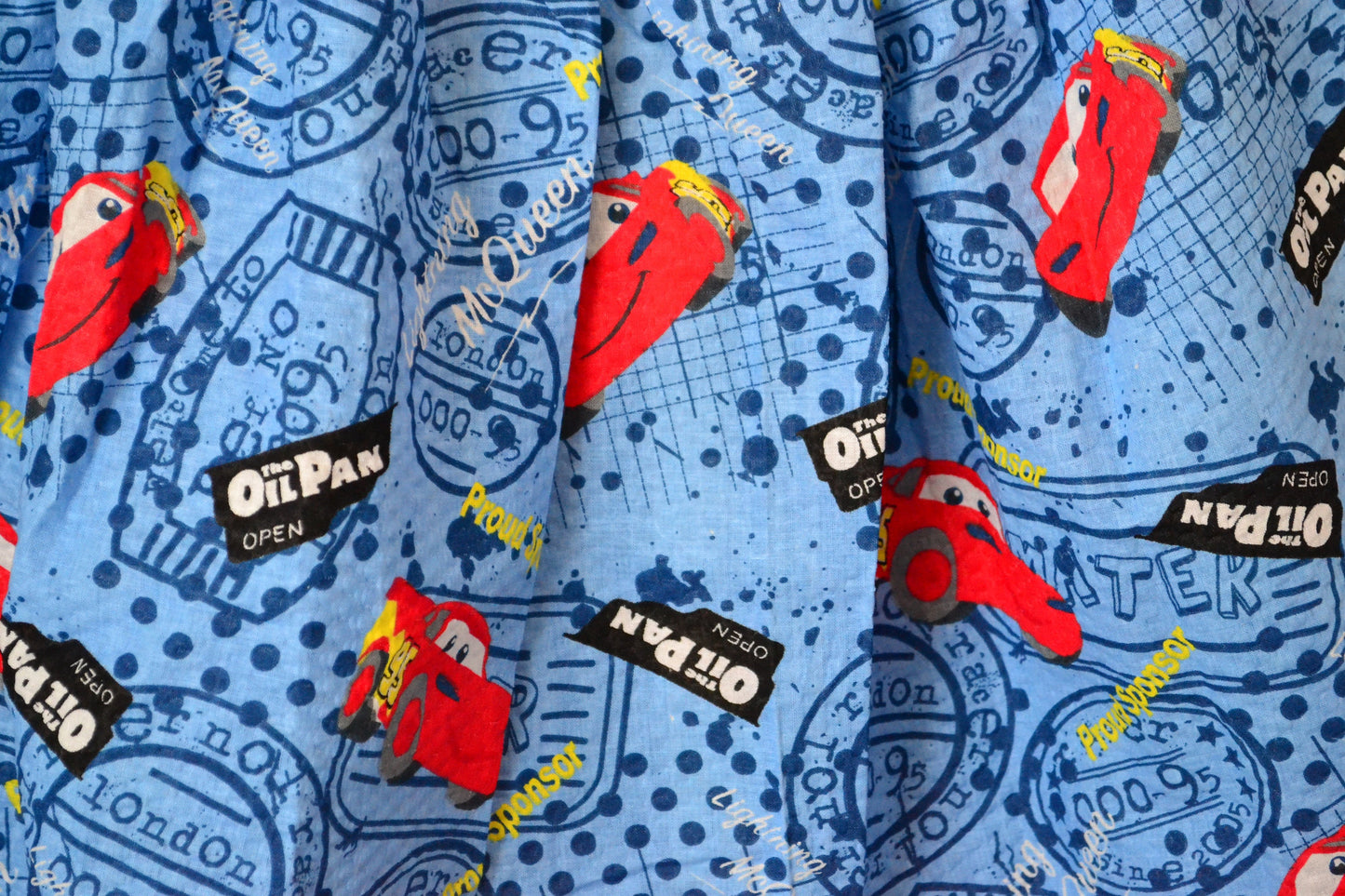Kids Dresses/Mix Fabric Dress/Winnie The Pooh Dress/Cars Dress/Minnie Mouse Dress