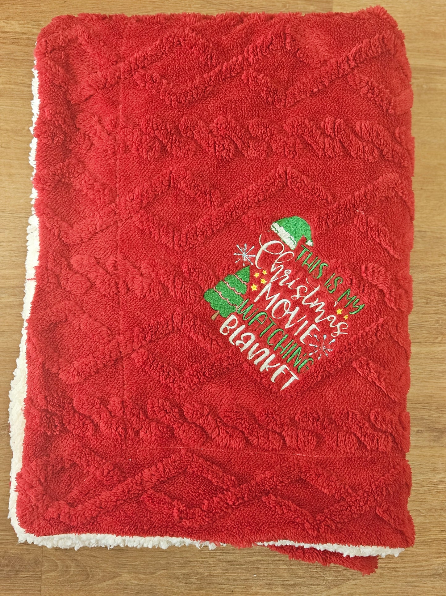 🎄 Christmas Movie Watching Blanket – Cozy Up for the Holiday Season! 🎬