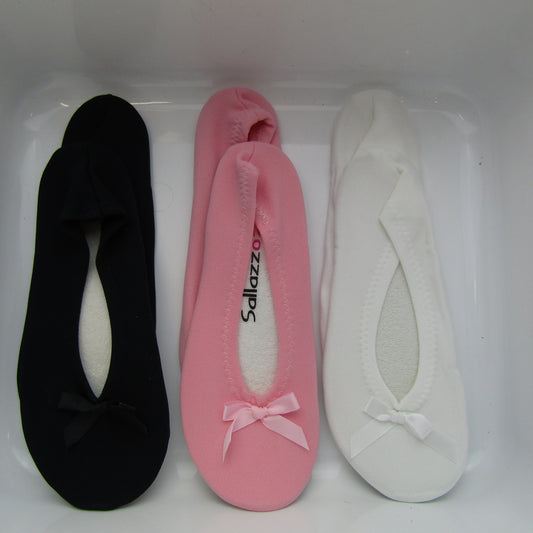 Children's Slippers Plain Bows