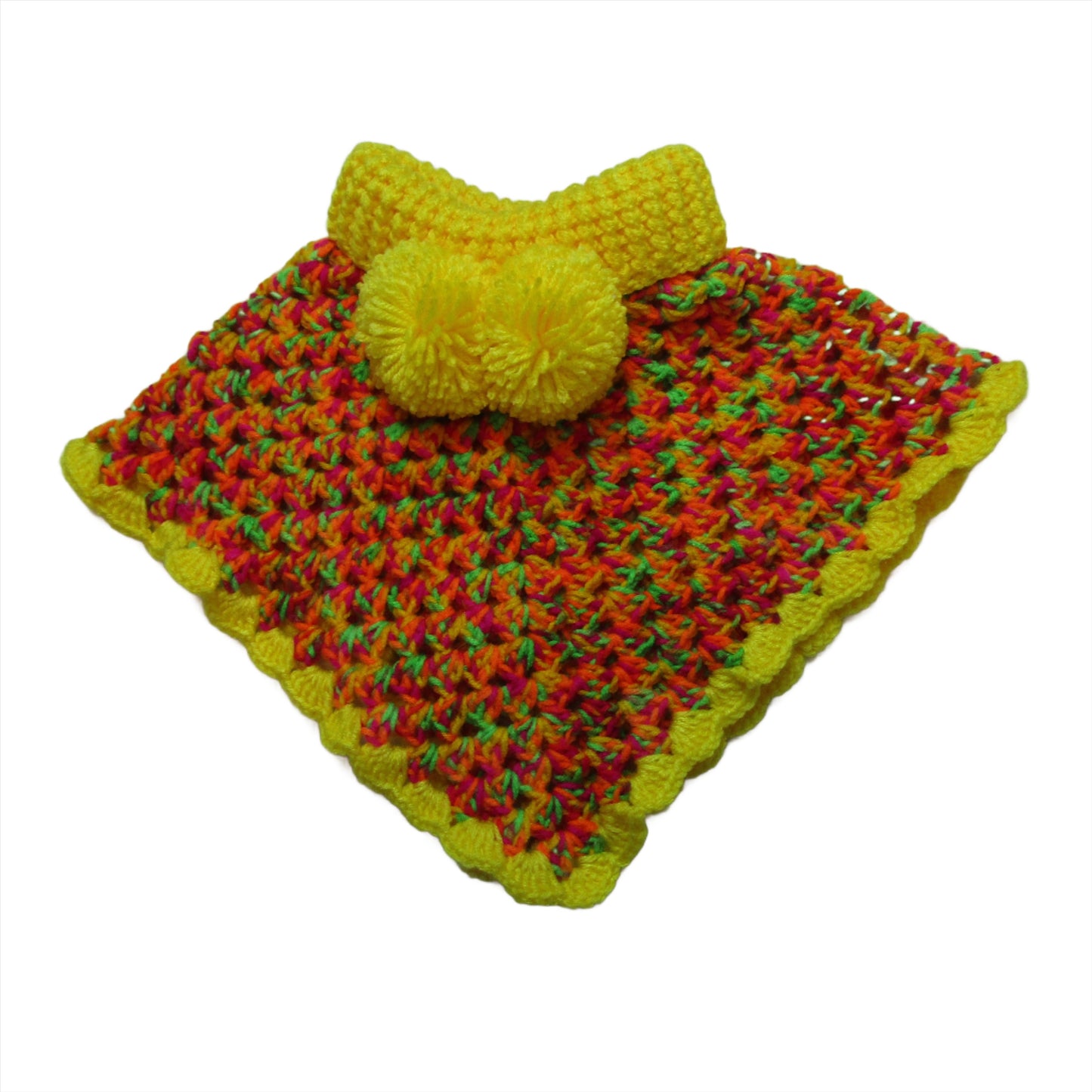 Crocheted Poncho/Kids Poncho/Children's Poncho